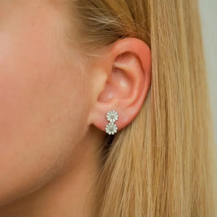 Marguerite Ohrringe in Silber - Maggie