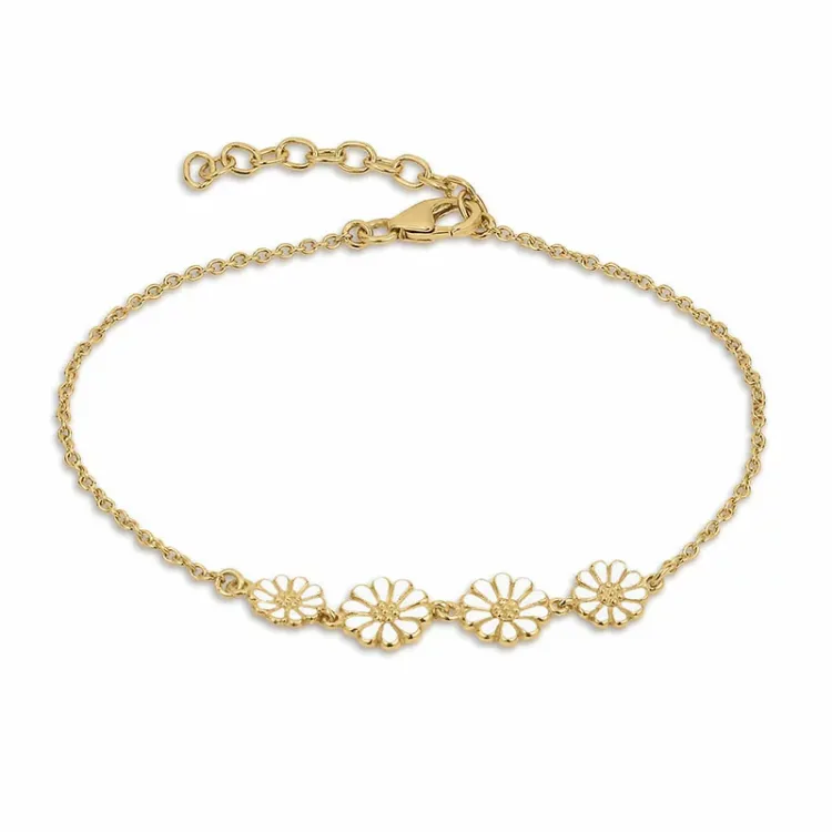 Marguerite Armband aus vergoldetem Sterlingsilber - Maggie