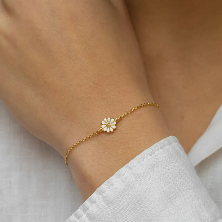 Marguerite Armband aus vergoldetem Sterlingsilber - Maggie