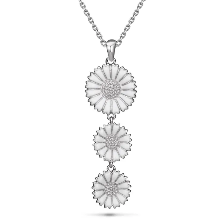 Marguerite Halskette aus Silber - Marie