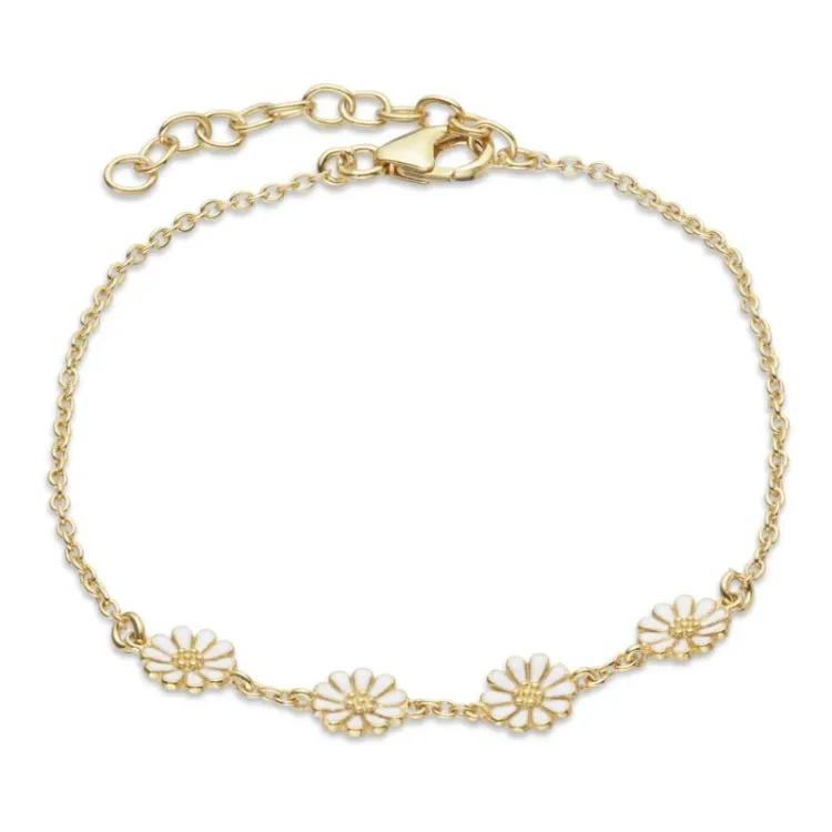 Marguerite Armband aus vergoldetem Sterlingsilber - Maggie