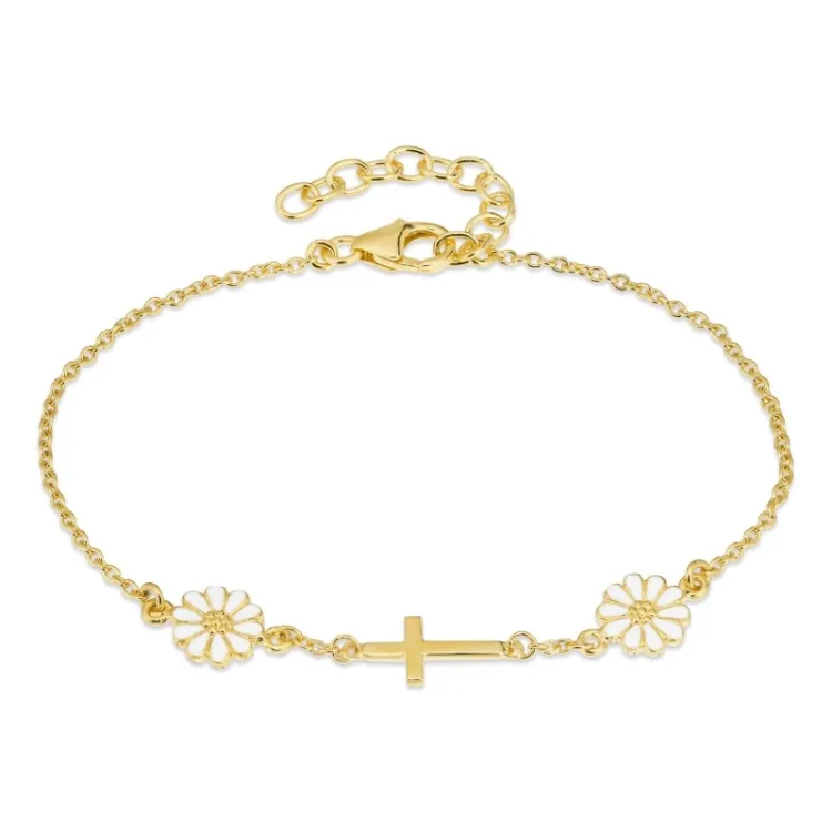 Marguerite Armband aus vergoldetem Sterlingsilber - Maggie