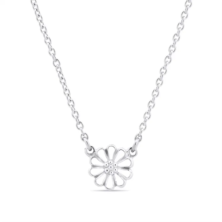 Marguerite Halskette aus Silber und Anhänger aus Silber - Maggie