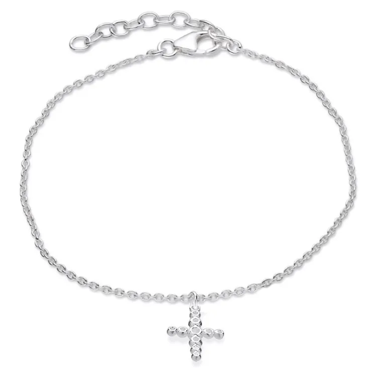 Kreuz Armband aus Silber - Amoré