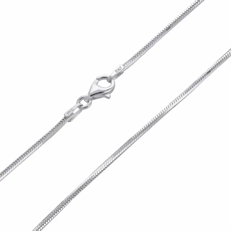 Schlangenhalskette aus Silber 50 cm x 1,4 mm