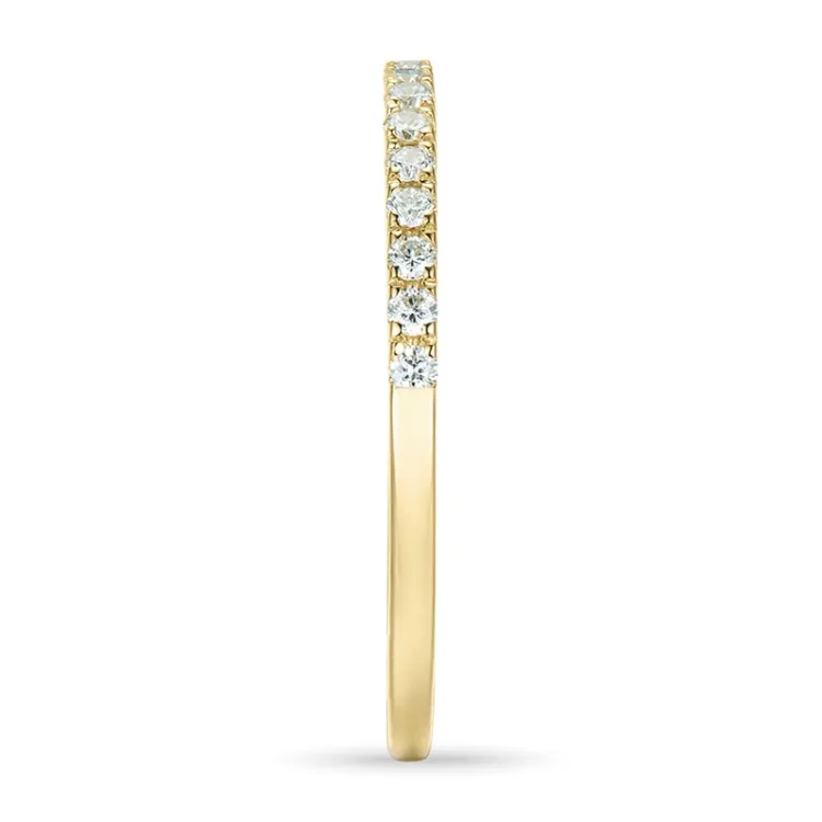 Einfacher Diamant Memoirering in 14 Karat Gold 0,25 ct