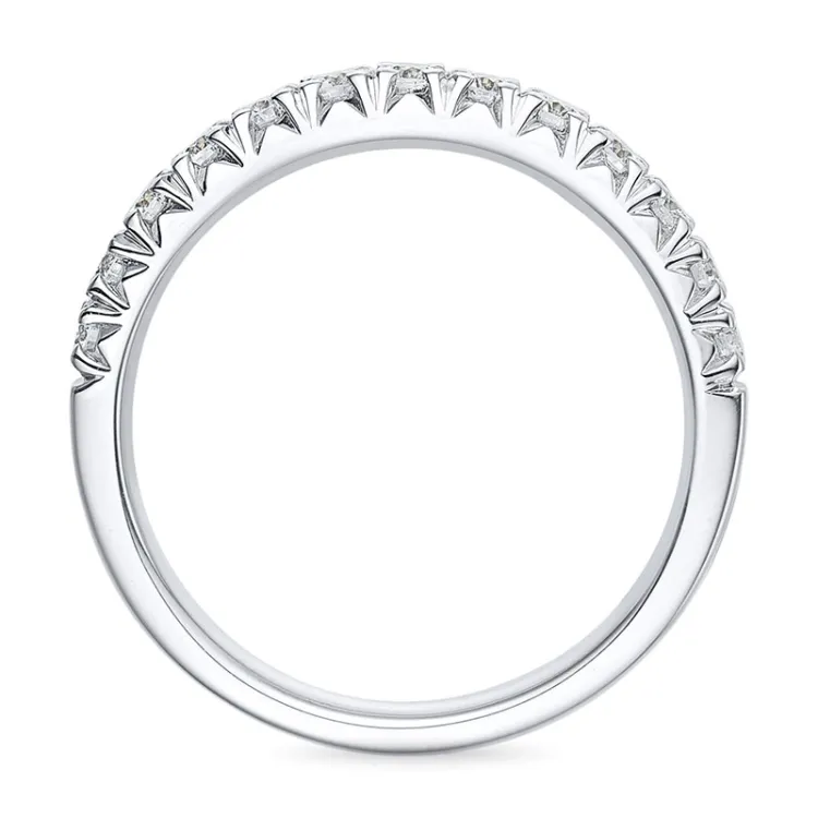 Diamant memoirering in 14 karat weißgold 0,50 ct