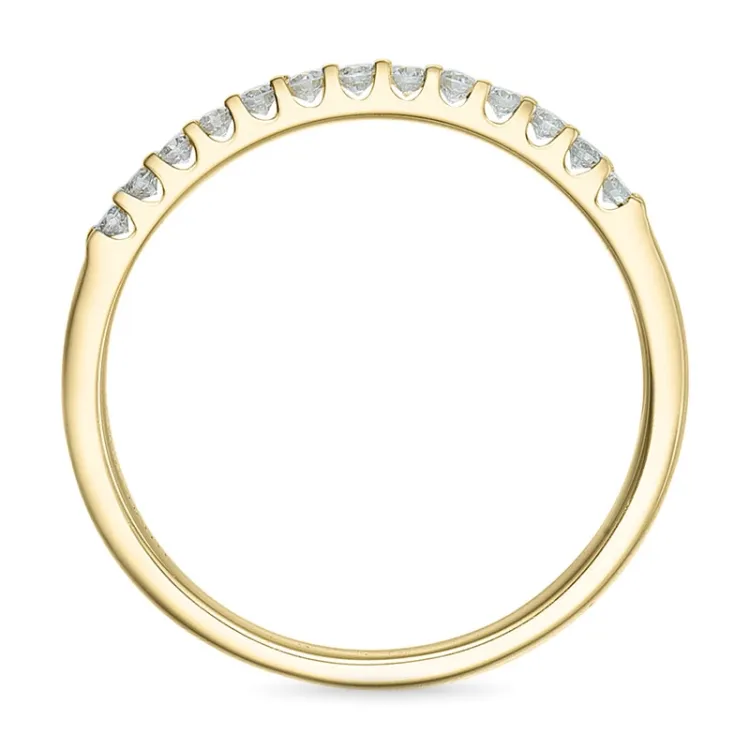 Diamant memoirering in 14 karat gold 0,25 ct