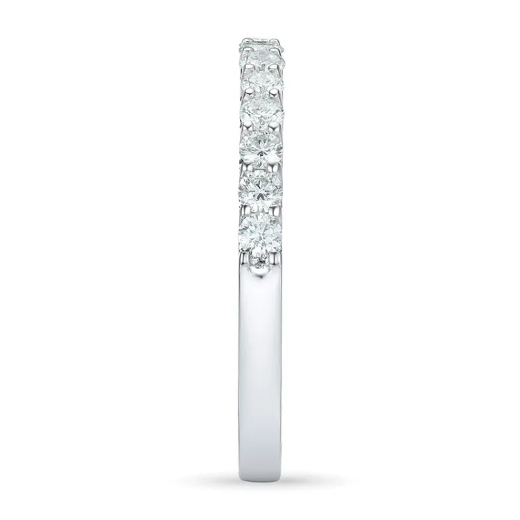 Diamant memoirering in 14 karat weißgold 0,49 ct