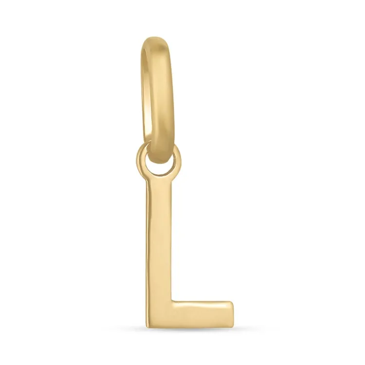 buchstab l Anhänger aus 8 Karat Gold - My Letter