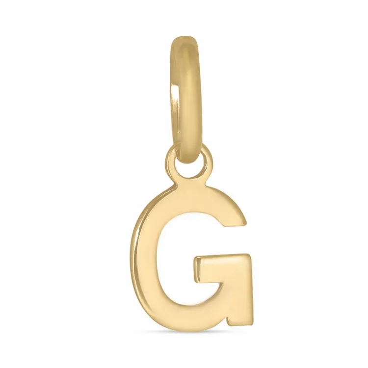 buchstab g Anhänger aus 8 Karat Gold - My Letter