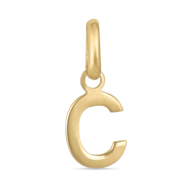 buchstab c Anhänger aus 8 Karat Gold - My Letter