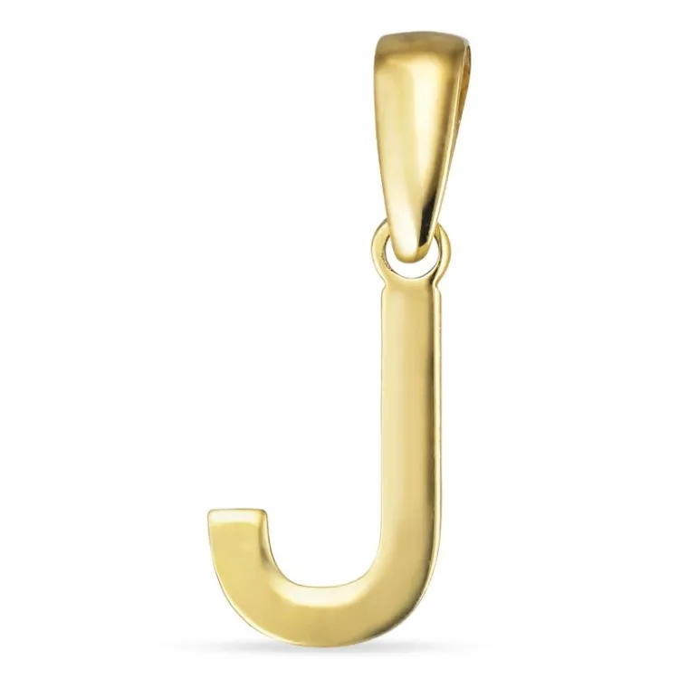 buchstab j Anhänger aus 8 Karat Gold - My Letter