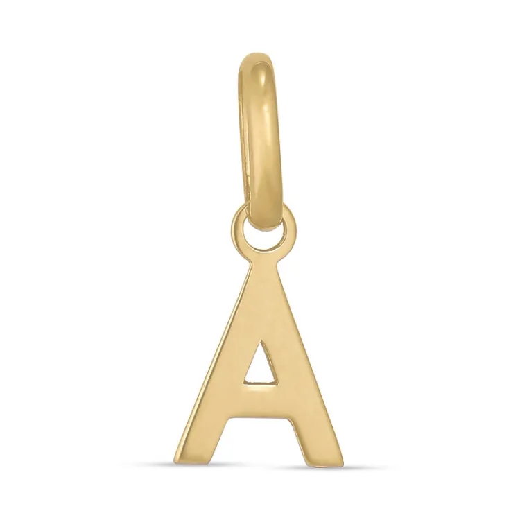 buchstab a Anhänger aus 8 Karat Gold - My Letter