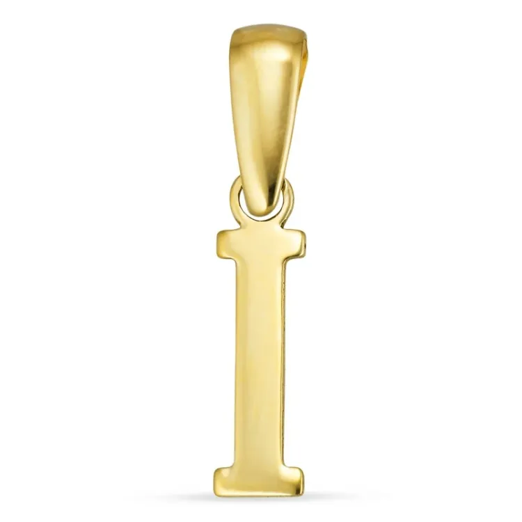buchstab i Anhänger aus 8 Karat Gold - My Letter