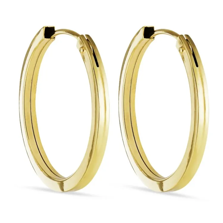 17 mm Kreole in 8 Karat Gold - Gold Collection