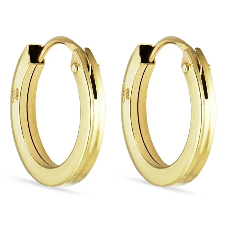 11 mm Kreole in 8 Karat Gold - Gold Collection