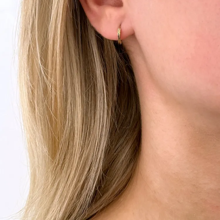 11 mm Kreole in 8 Karat Gold - Gold Collection