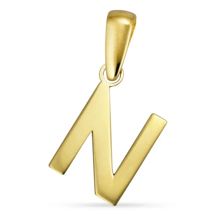 buchstab n Anhänger aus 8 Karat Gold - My Letter