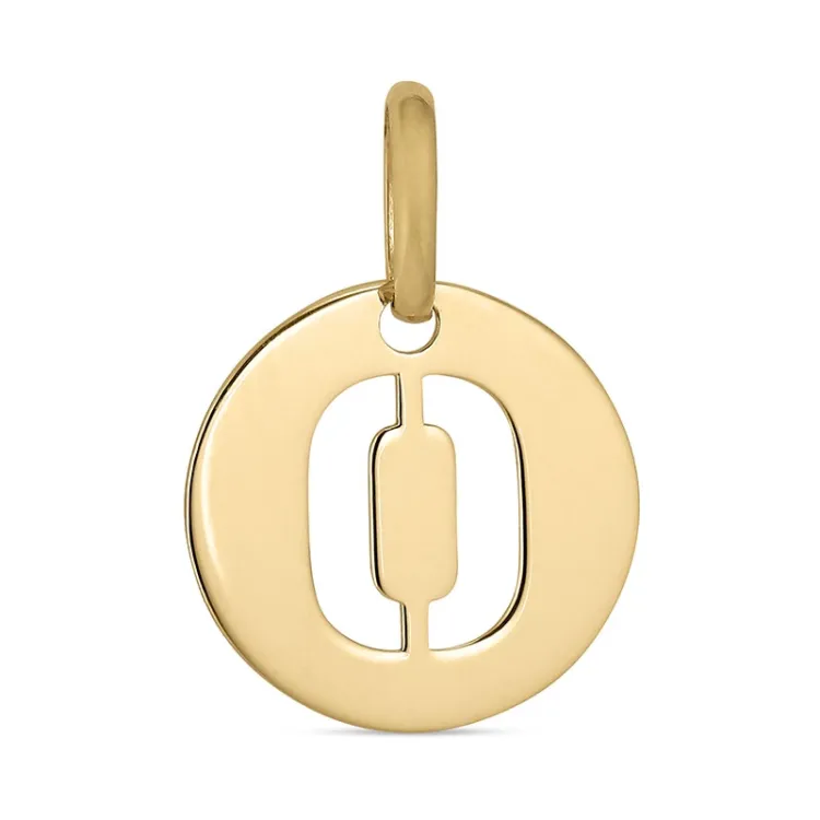 buchstab o Anhänger aus 8 Karat Gold - My Letter