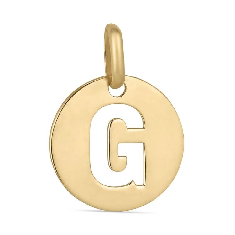 buchstab g Anhänger aus 8 Karat Gold - My Letter