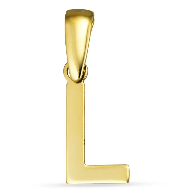 buchstab l Anhänger aus 8 Karat Gold - My Letter