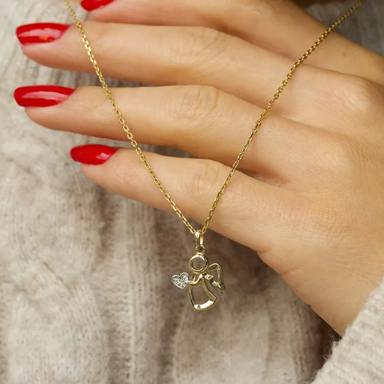 Engel Anhänger aus 9 Karat Gold - Gold Collection