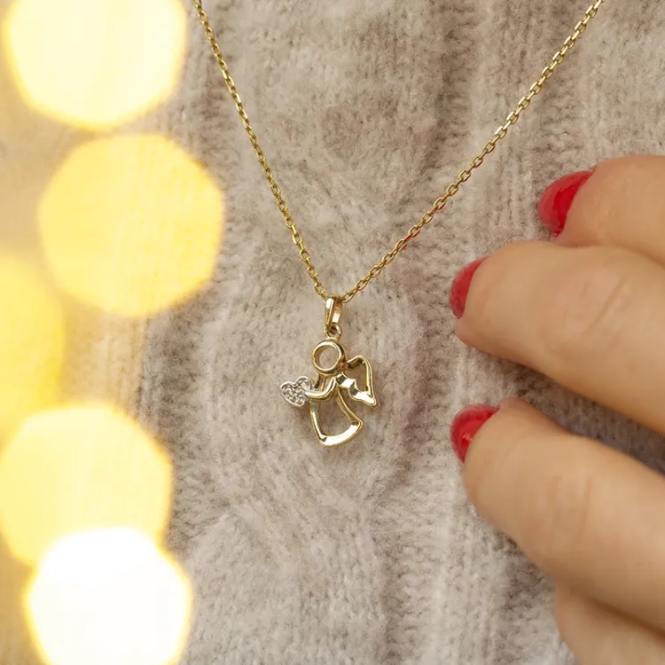Engel Anhänger aus 9 Karat Gold - Gold Collection