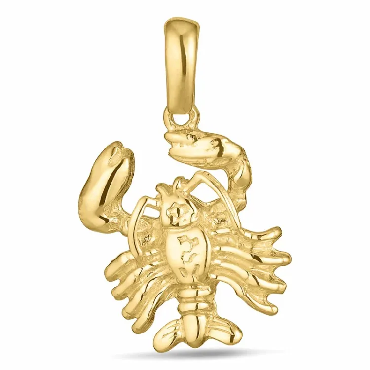 sternzeich krebs Anhänger aus 8 Karat Gold - Gold Collection