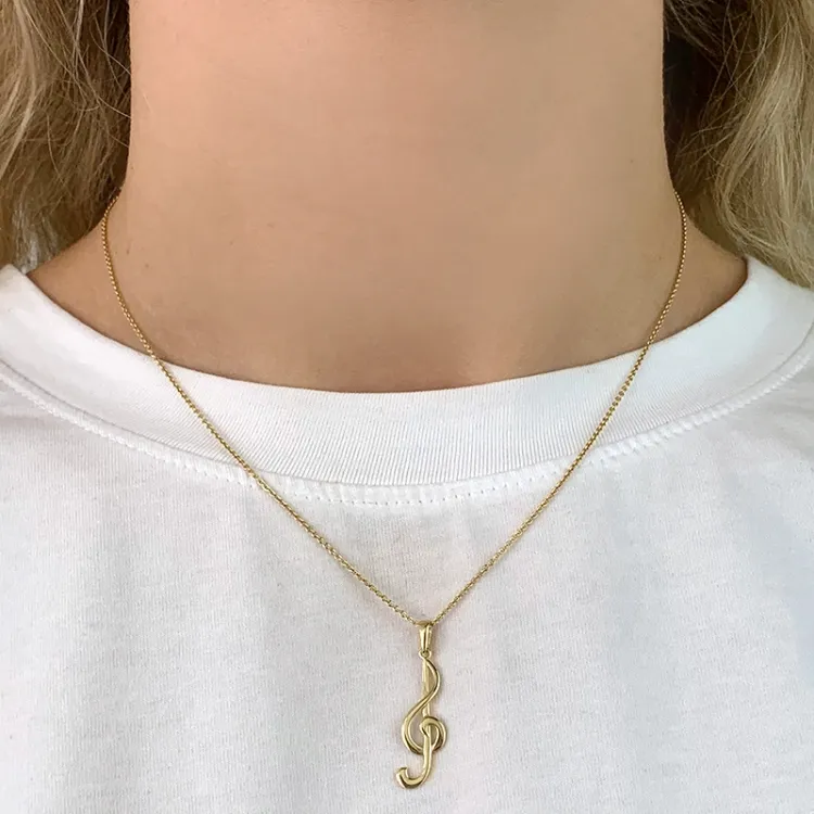 Knoten Anhänger aus 8 Karat Gold - Gold Collection