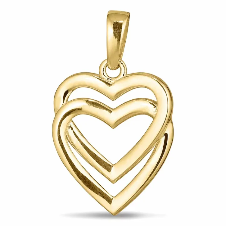 Herz Anhänger aus 8 Karat Gold - Gold Collection