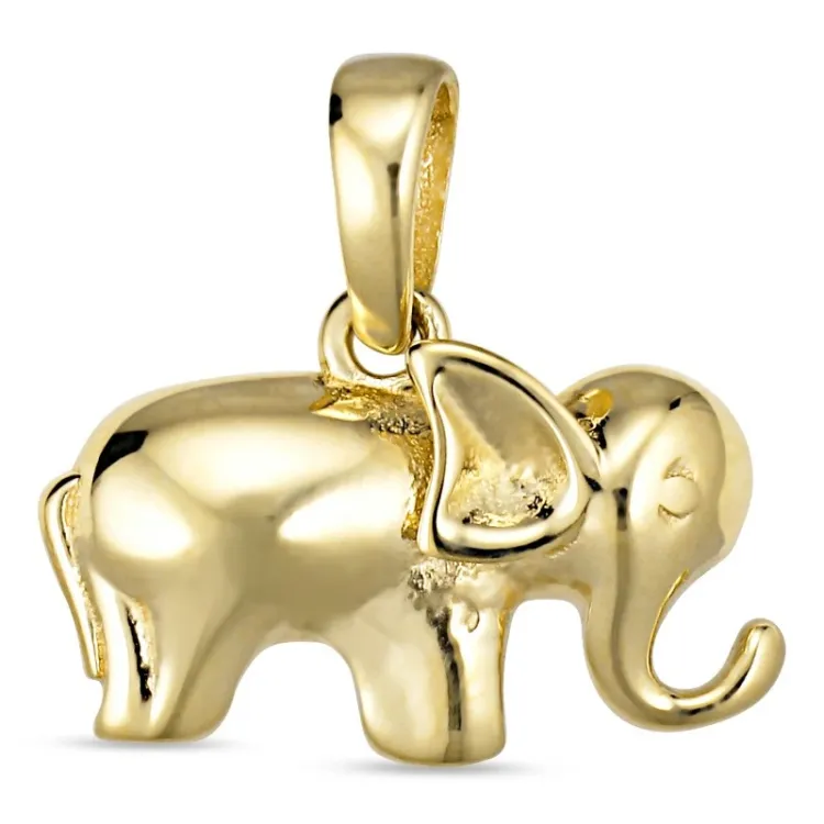 Elefant Anhänger aus 8 Karat Gold - Gold Collection
