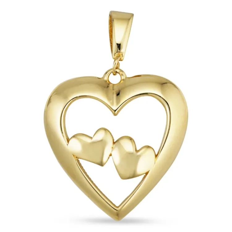 Herz Anhänger aus 8 Karat Gold - Gold Collection