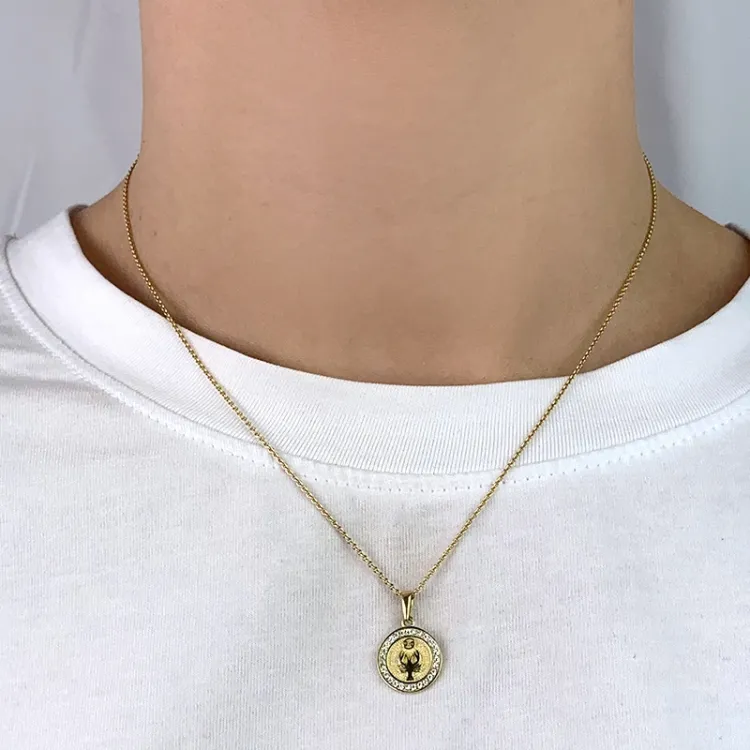 sternzeich krebs Anhänger aus 8 Karat Gold - Gold Collection