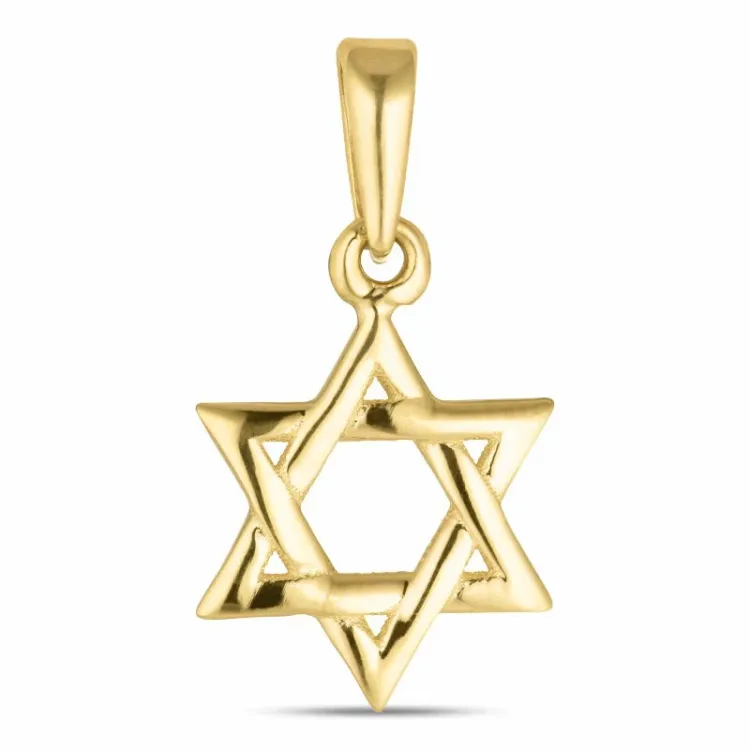 Davidstern Anhänger aus 8 Karat Gold - Gold Collection