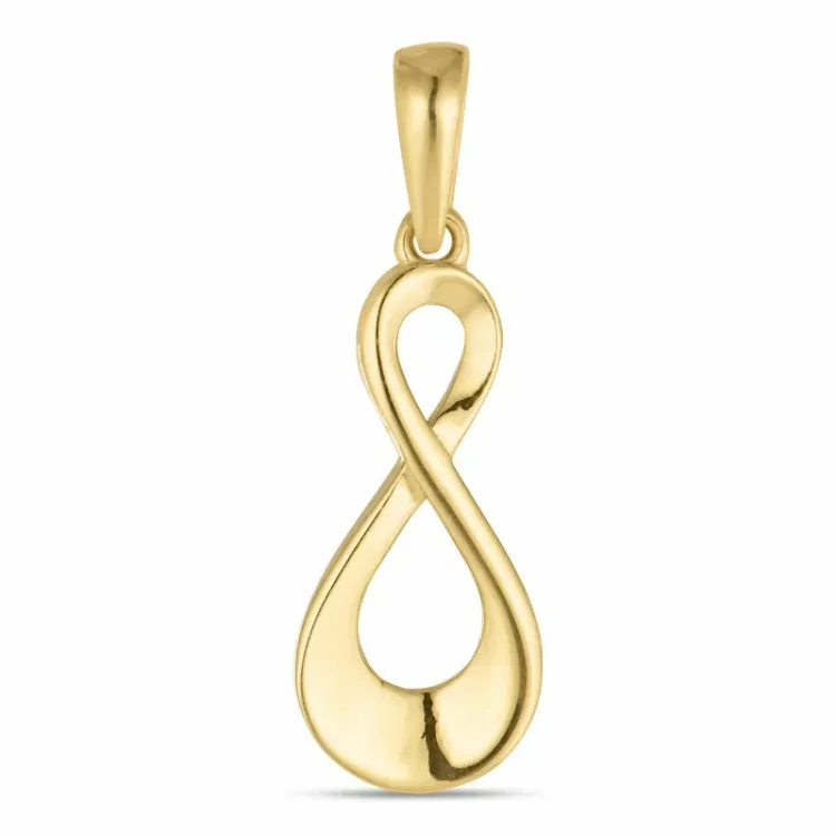 infinity Anhänger aus 8 Karat Gold - Gold Collection
