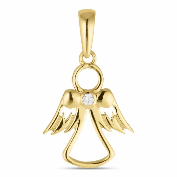 Engel Anhänger aus 8 Karat Gold - Gold Collection