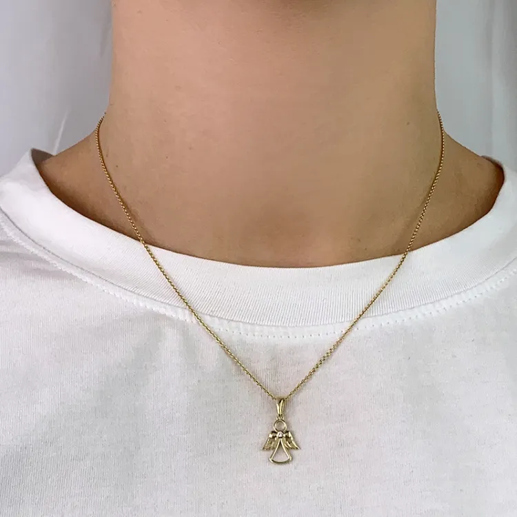 Engel Anhänger aus 8 Karat Gold - Gold Collection
