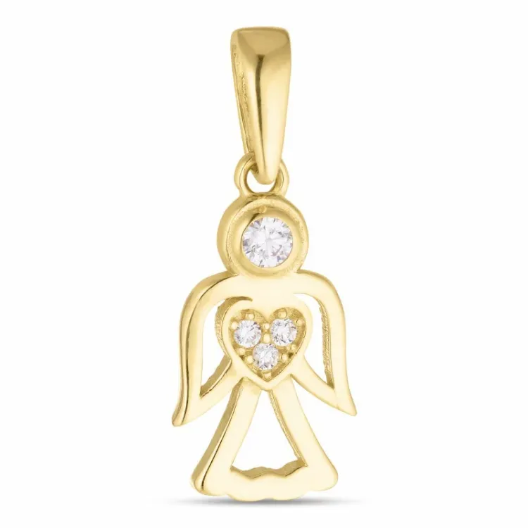 Engel Anhänger aus 8 Karat Gold - Gold Collection