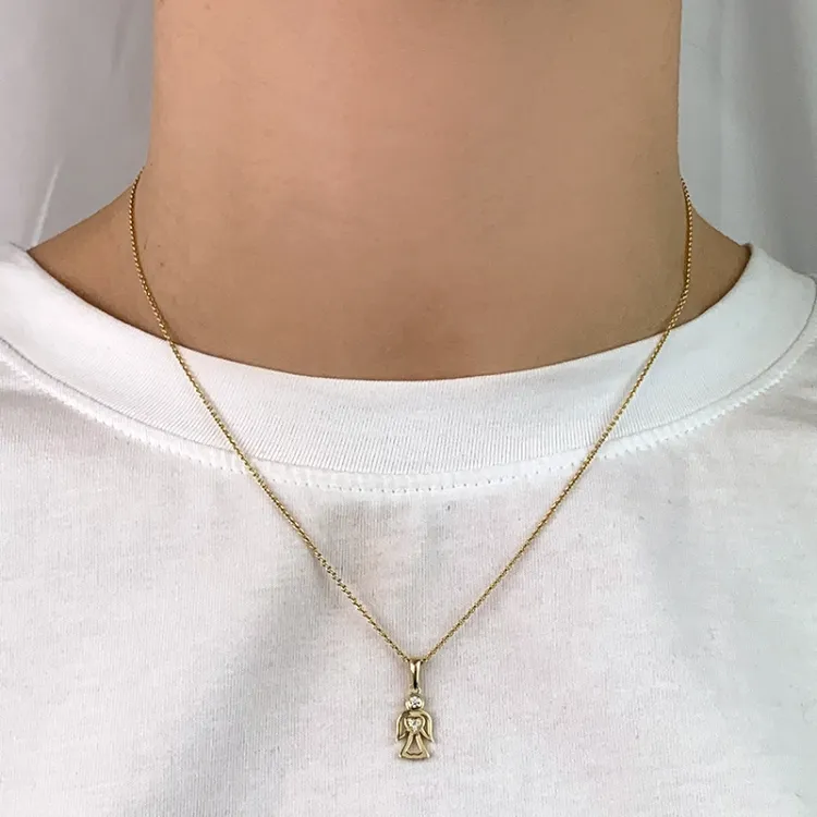 Engel Anhänger aus 8 Karat Gold - Gold Collection