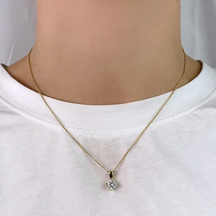 Zirkon Anhänger aus 8 Karat Gold - Gold Collection