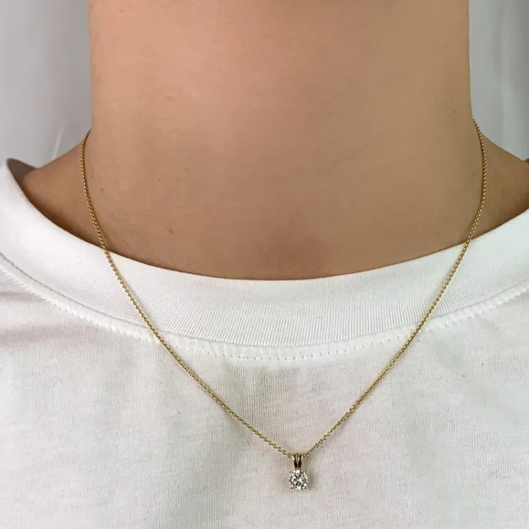 Zirkon Anhänger aus 8 Karat Gold - Gold Collection