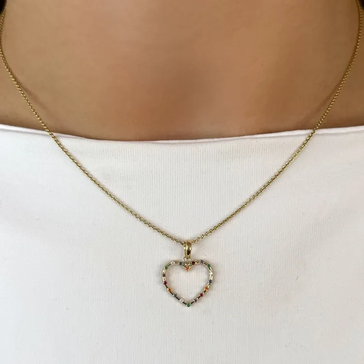 Herz Anhänger aus 9 Karat Gold - Gold Collection