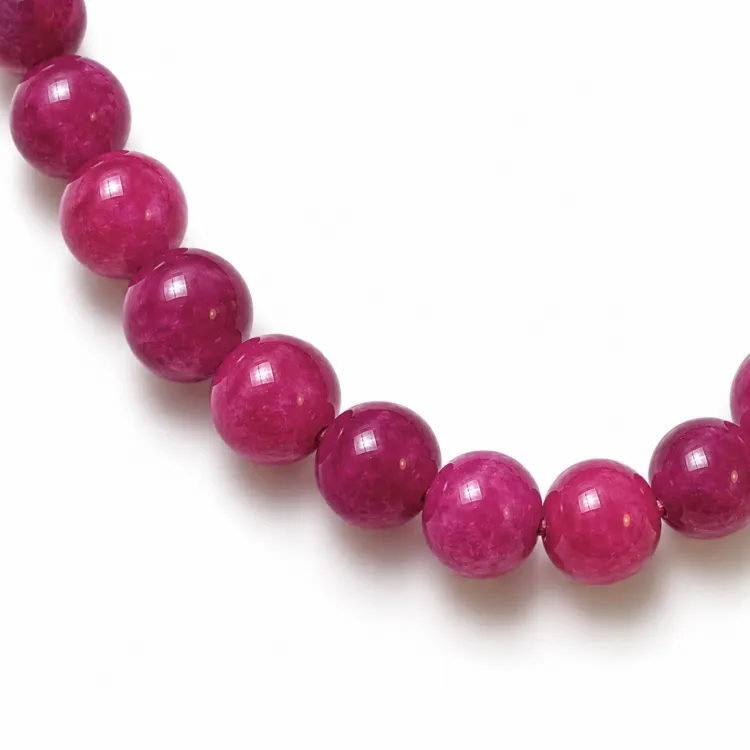 pink Turmalin Halskette aus vergoldetem Stahl - AURA