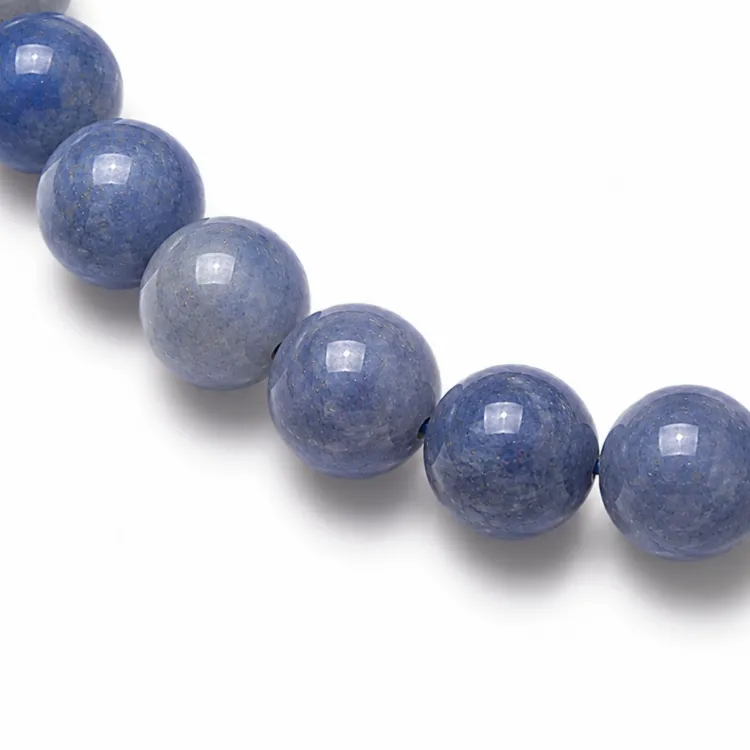 blauem Aventurin Armband aus vergoldetem Stahl - AURA