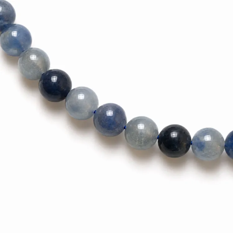blauem Aventurin Armband aus vergoldetem Stahl - AURA