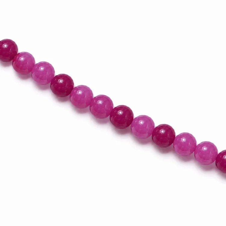pink Turmalin Armband aus vergoldetem Stahl - AURA
