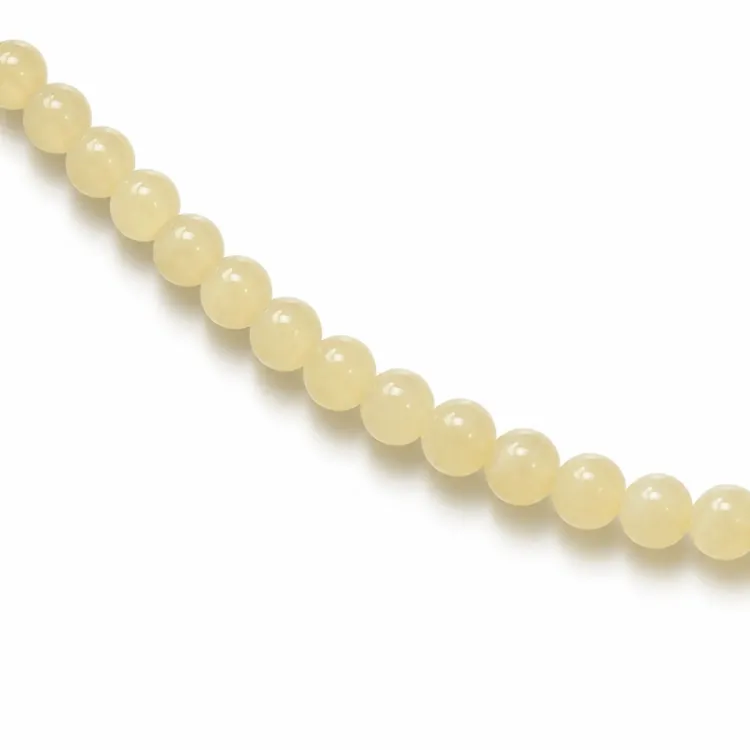 gelbem Chalzedon Armband aus vergoldetem Stahl - AURA