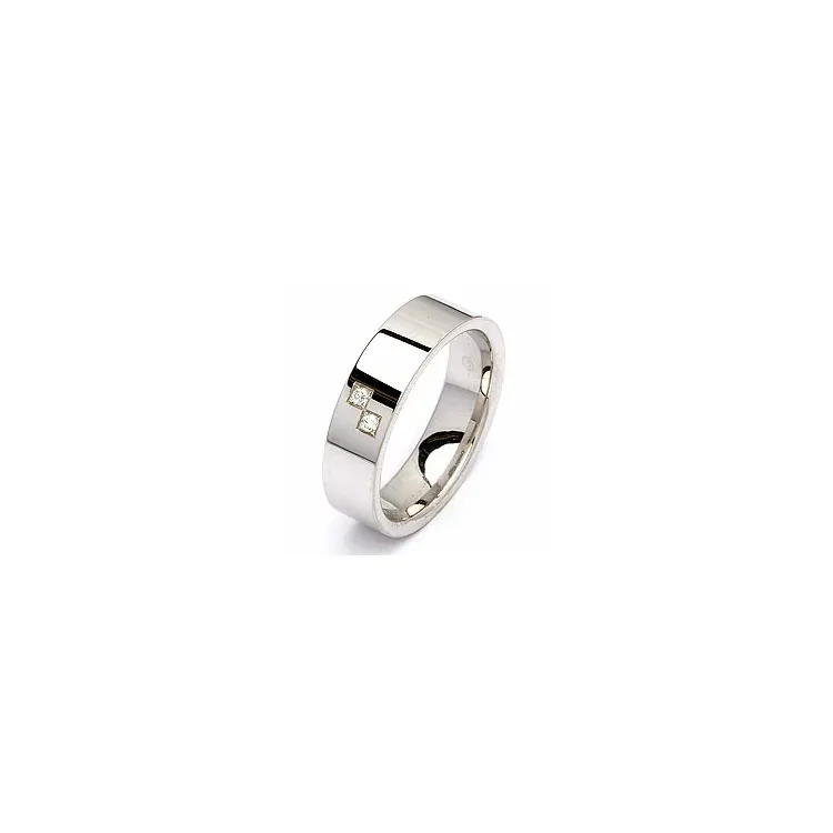 Trauring in Silber 0,030 ct
