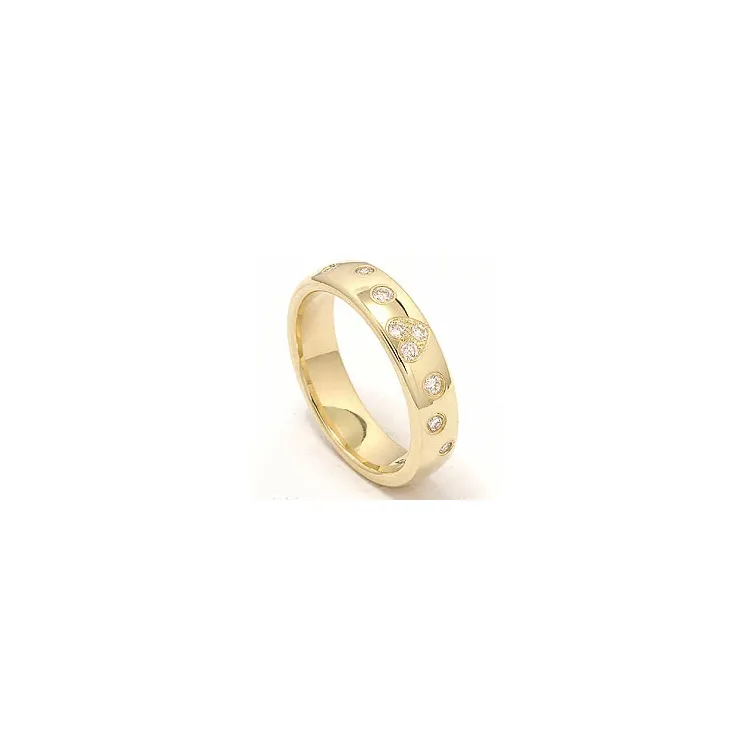 Herz Trauring aus 14 Karat Gold 0,225 ct